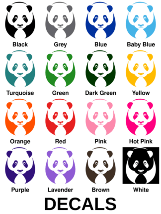 Big Panda Decals